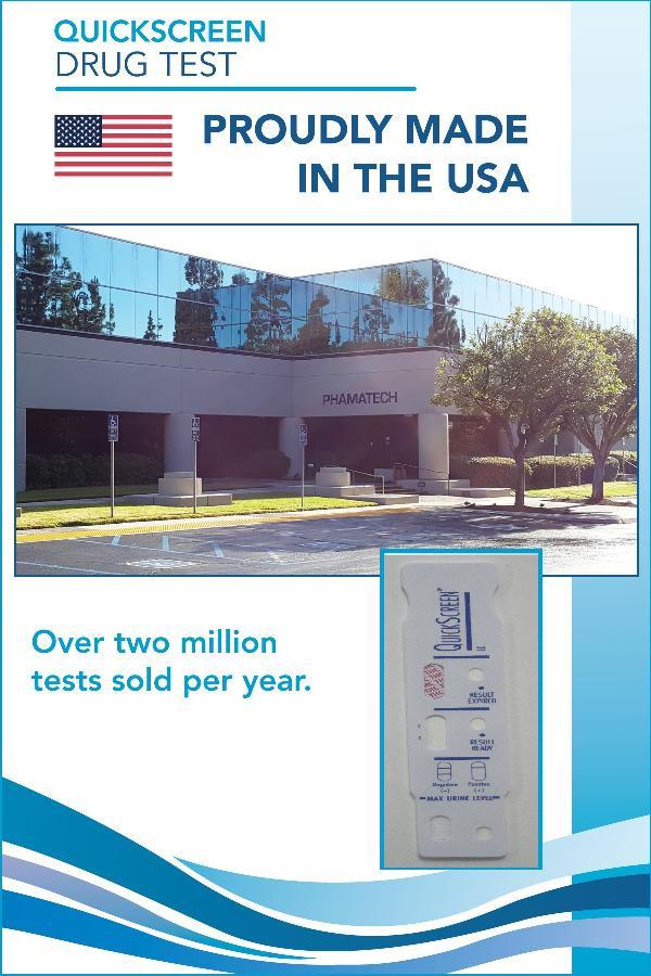 (25 Pack) 1 Panel QuickScreen Dipcard - 9062T - Amphetamine - AMP-Countrywide Testing